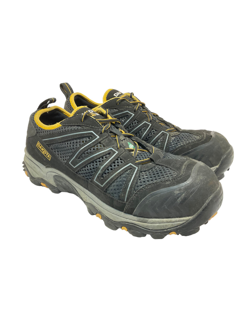 DAKOTA Men's Low-Cut Aluminium Toe Composite Plate Safety Shoes 2302 Black 9W/L